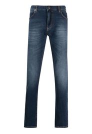 Emporio Armani mid-rise straight-leg jeans - Blu