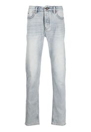 Emporio Armani light-wash straight-leg jeans - Blu