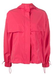 Emporio Armani hooded rain jacket - Rosso