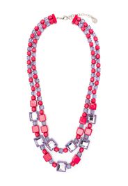 Emporio Armani two-tone gemstone necklace - Rosa