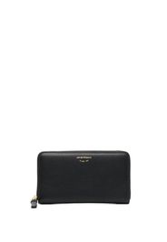 Emporio Armani MyEA Deer-print zipped wallet - Nero