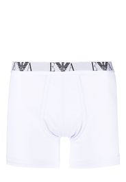 Emporio Armani logo-waist cotton boxer briefs - Bianco