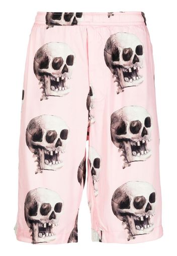 Endless Joy Bermuda Skull con stampa grafica - Rosa