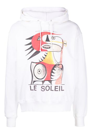 Endless Joy "Le Soleil" cotton hoodie - Bianco