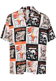 Endless Joy graphic-print short-sleeve shirt - Bianco
