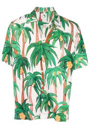 Endless Joy palm tree-print shirt - Multicolore