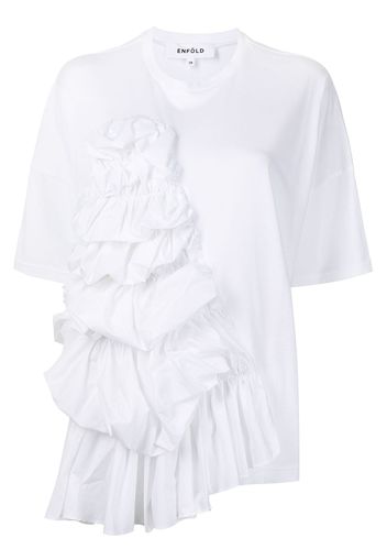 Enföld T-shirt con ruches - Bianco