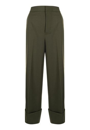 Enföld wide-leg tailored trousers - Verde