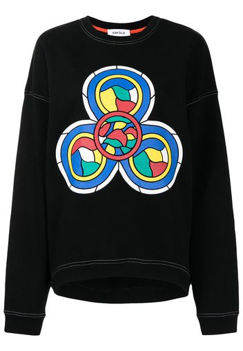 Enföld graphic-print sweatshirt - Nero