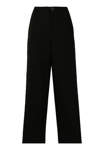 Enföld side-stripe straight trousers - Nero