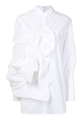 Enföld Camicia con ruches - Bianco