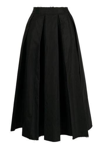 Enföld high-waisted flared maxi skirt - Nero