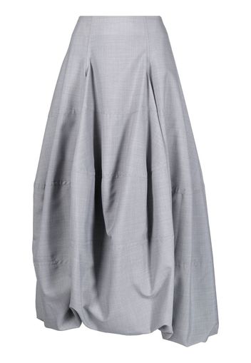 Enföld voluminous high-waist midi skirt - Grigio