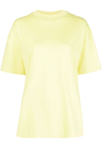 Enföld ribbed band collar T-shirt - Giallo