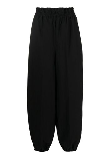 Enföld elasticated tapered trousers - Nero