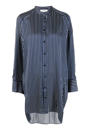Enföld striped long-sleeve oversized shirt - Blu