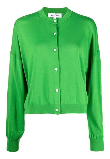 Enföld silk-cotton cardigan - Verde