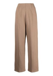 Enföld high-waisted wide-leg trousers - Marrone