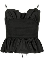 Enföld ruffle camisole top - Nero