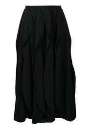 Enföld draped midi skirt - Nero