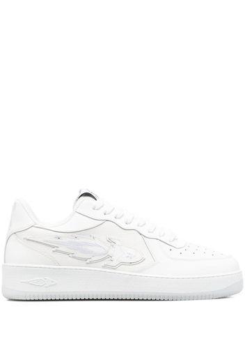 Enterprise Japan rocket-motif low-top sneakers - Bianco