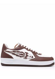 Enterprise Japan colour-block panelled trainers - Marrone