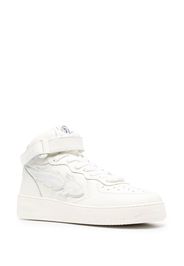 Enterprise Japan Rocket high-top leather sneakers - Bianco