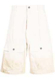 Enterprise Japan high-waist cotton bermuda - Toni neutri