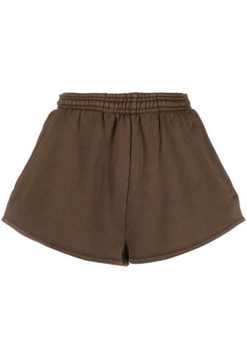 ENTIRE STUDIOS washed elasticated-waistband shorts - Marrone