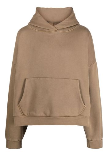 ENTIRE STUDIOS drop-shoulder cotton hoodie - Toni neutri