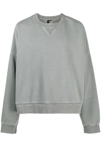 ENTIRE STUDIOS mélange-effect cotton sweatshirt - Grigio