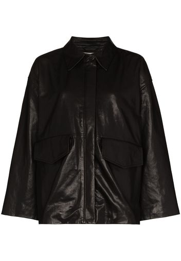 Envelope1976 Nordkapp leather jacket - Nero