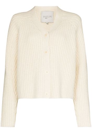 Envelope1976 Bukta raglan-sleeves cardigan - Bianco