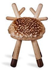 EO Bambi artificial fur chair - Marrone