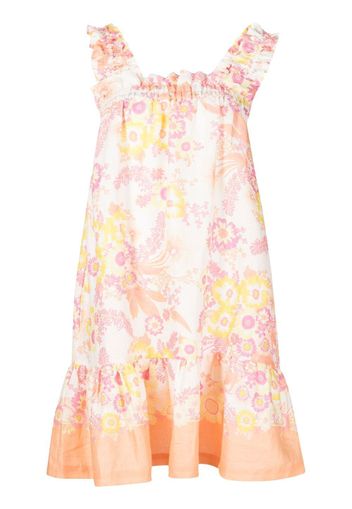 EPHEMERA floral-print smock dress - Arancione