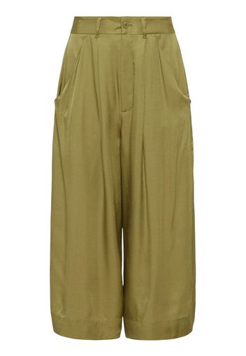 Equipment Pantaloni crop con pinces - Verde