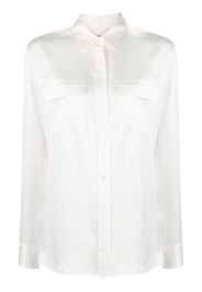 signature silk satin shirt