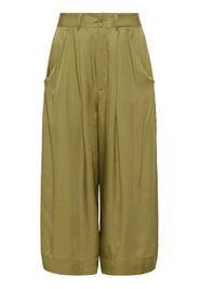 Equipment Pantaloni crop con pinces - Verde