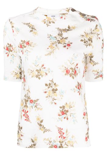 Erdem Sofia floral-print top - Bianco