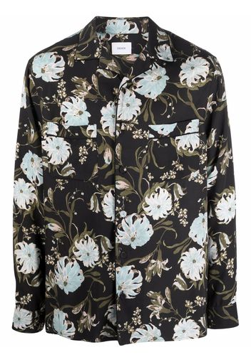 Erdem Top pigiama Lucius a fiori - Nero