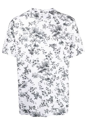 Erdem T-shirt Peter a fiori - Bianco
