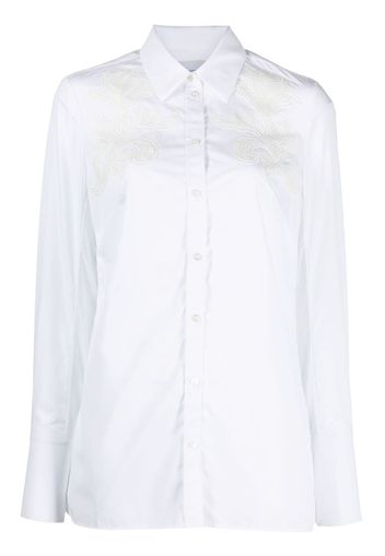 Erdem spread-collar cotton shirt - Bianco