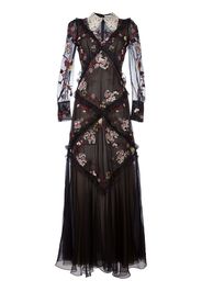 Erdem embroidered dress - Nero