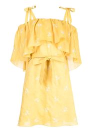 Erdem Abito Lyra con spalle scoperte - Giallo