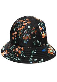 Erdem Cappello bucket a fiori - Nero