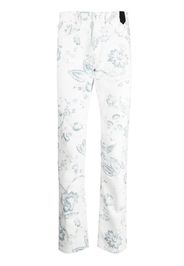 Erdem Jeans Oliver a fiori - Bianco