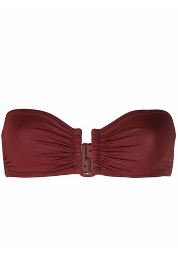 Eres Show strapless bikini top - Marrone