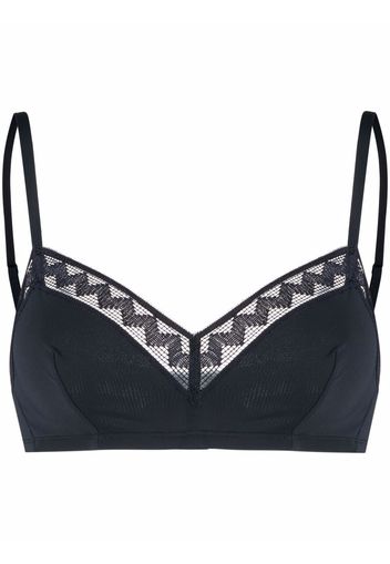 Eres Reggiseno con motivo a zigzag - Blu