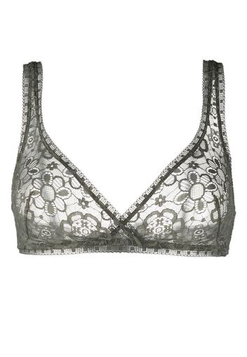 ERES lace-panel bra - Verde