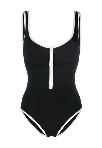 ERES scoop-back zip-fastening swimsuit - Nero